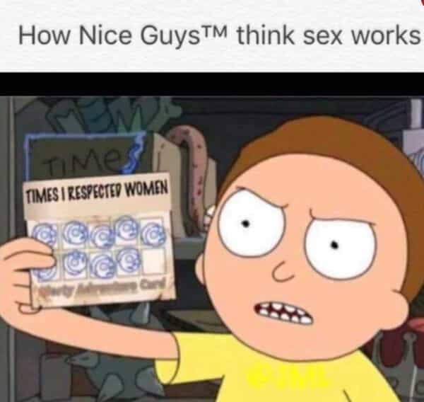 How Nice Guys™ think sex works