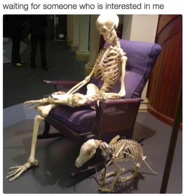 waiting for someone who is interested in me