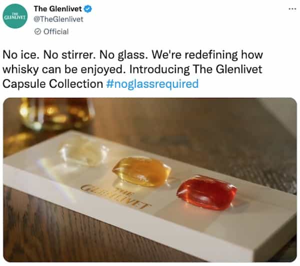 No ice. No stirrer. No glass. We're redefining how whisky can be enjoyed. Introducing The Glenlivet Capsule Collection