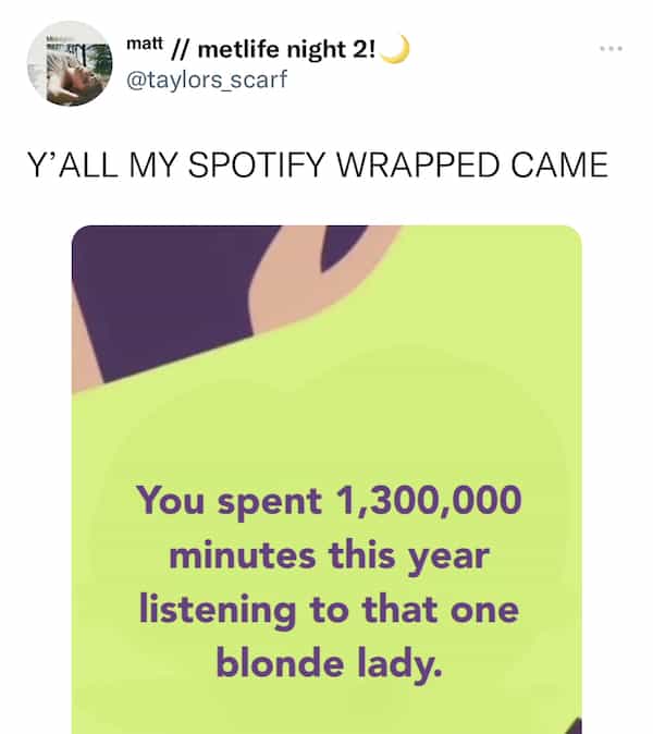 Y'ALL MY SPOTIFY WRAPPED CAME