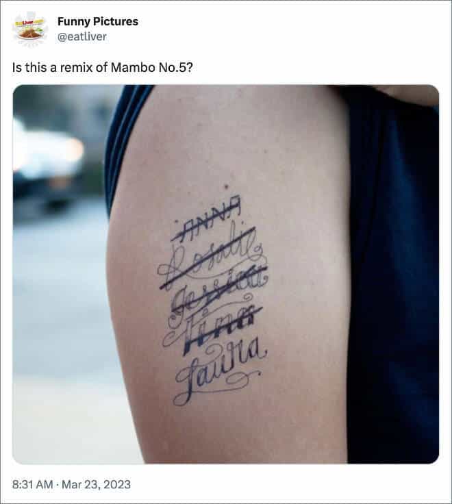 Is this a remix of Mambo No.5?