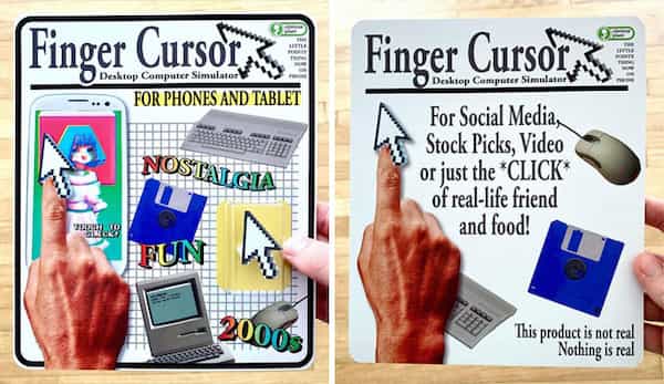 Finger Cursors FOR PHONES AND TABLET NOSTALGIA FUN 20003 Finger Cursors For Social Media, Stock Picks, Video or just the *CLICK* of real-life friend and food!
