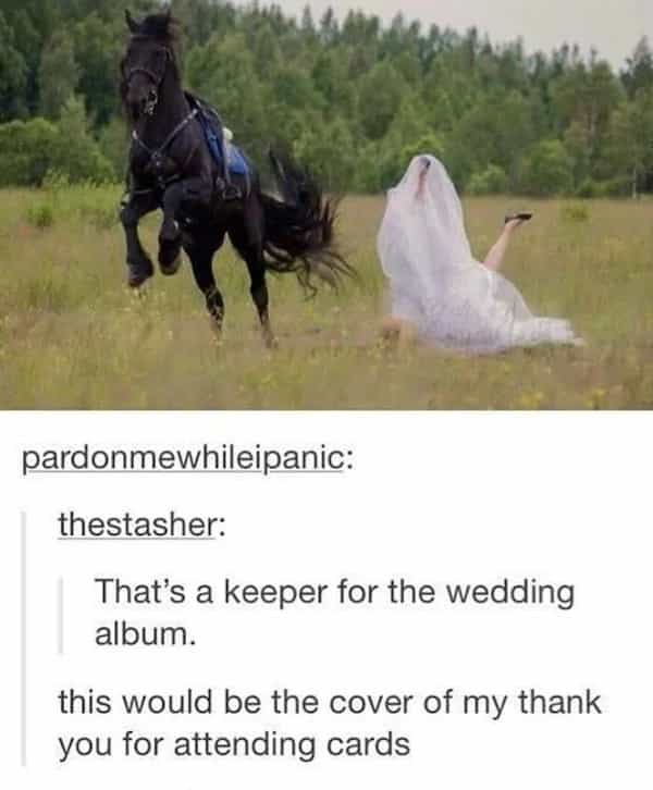 pardonmewhileipanic: thestasher: That's a keeper for the wedding album. this would be the cover of my thank you for attending cards