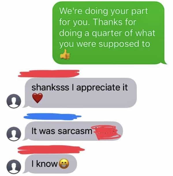 We're doing your part for you. Thanks for doing a quarter of what you were supposed to shanksss I appreciate it It was sarcasm I know