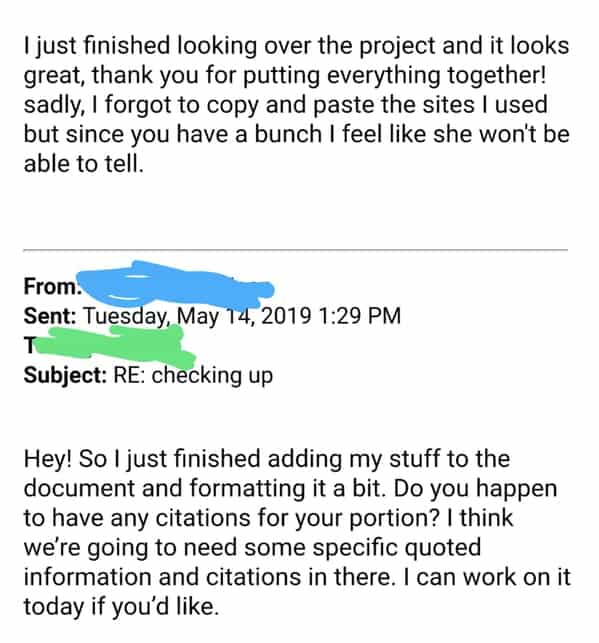 1just finished looking over the project and it looks great, thank you for putting everything together! sadly, I forgot to copy and paste the sites I used but since you have a bunch I feel like she won't be able to tell.