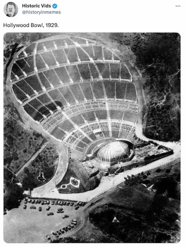 Hollywood Bowl, 1929.