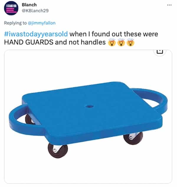 #wastodayyearsold when I found out these were HAND GUARDS and not handles