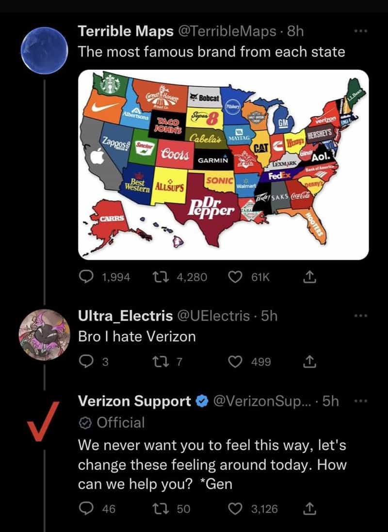 The most famous brand from each state