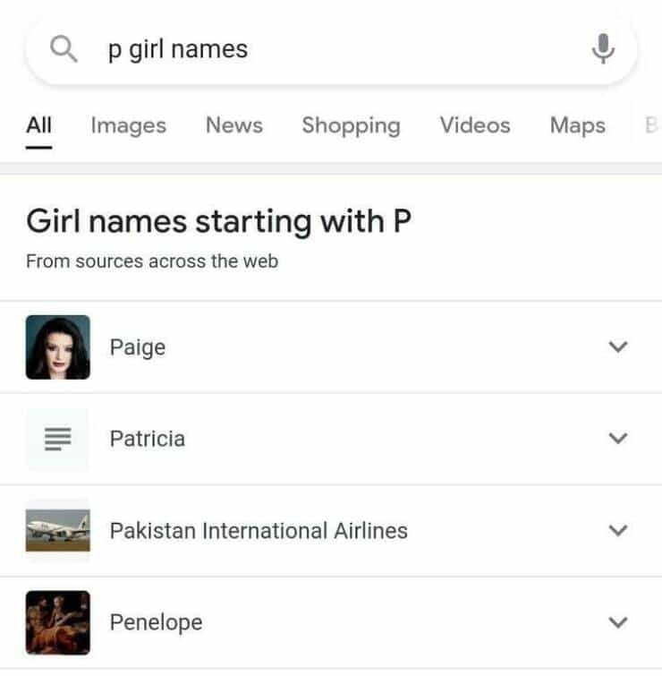 p girl names All Images News Shopping Videos Maps Girl names starting with P From sources across the web Paige Patricia Pakistan International Airlines Penelope