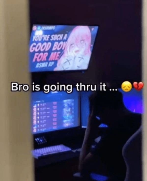 Bro is going thru it ...