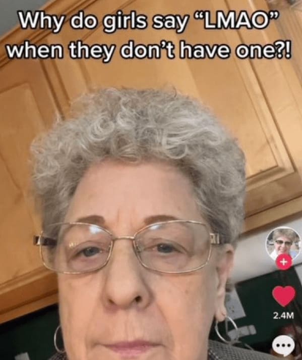 Why do girls say "LMAO® when they don't have one?!