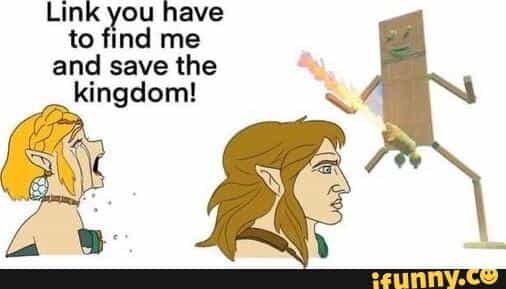 Link you have to find me and save the kingdom!