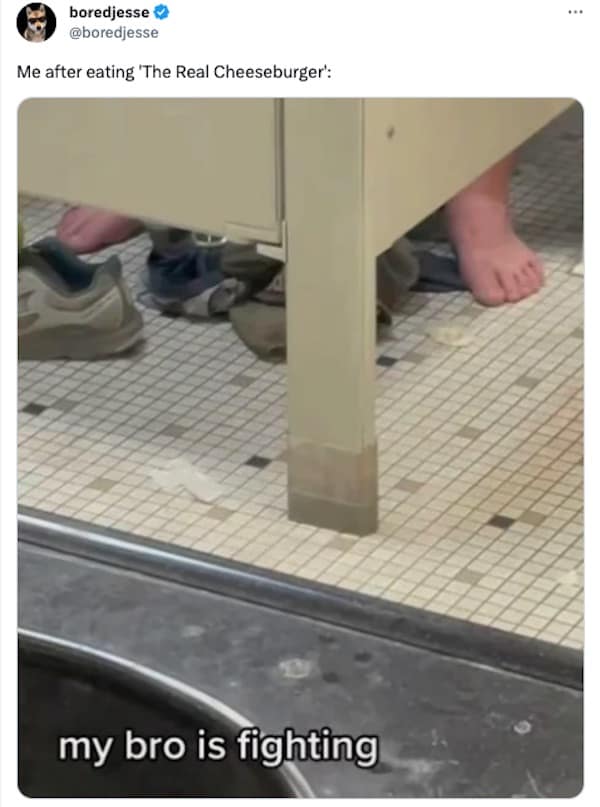 burger king real cheeseburger