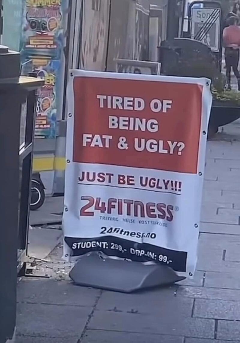TIRED OF BEING FAT & UGLY?