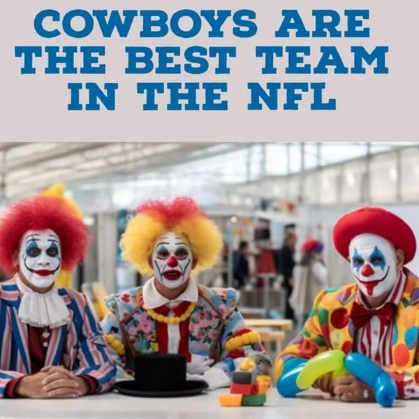 COWBOYS ARE THE BEST TEAM IN THE NFL