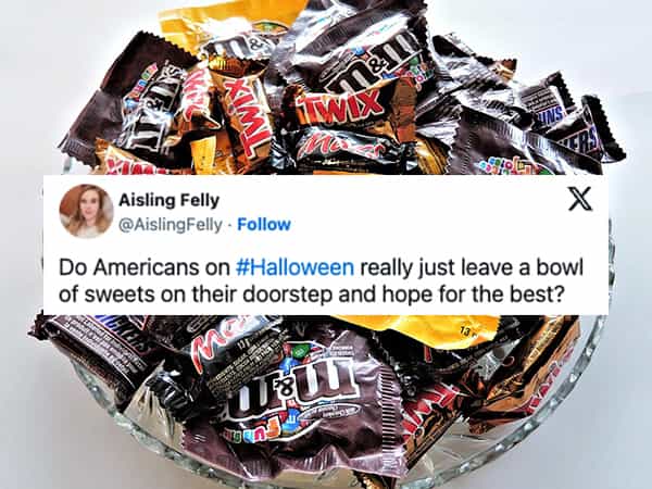 american halloween memes Do Americans on #Halloween really just leave a bowl of sweets on their doorstep and hope for the best?