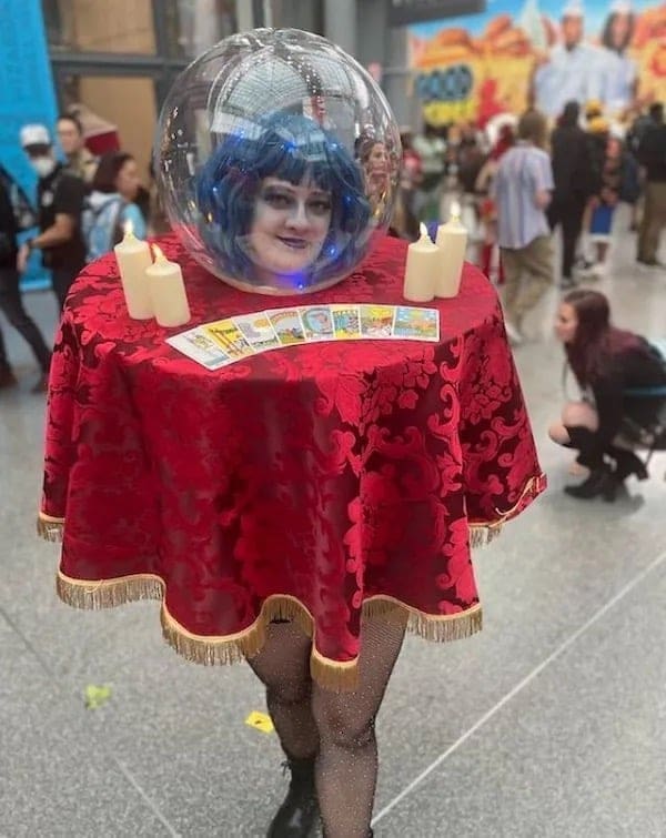 best halloween costumes 2023 crystal ball head