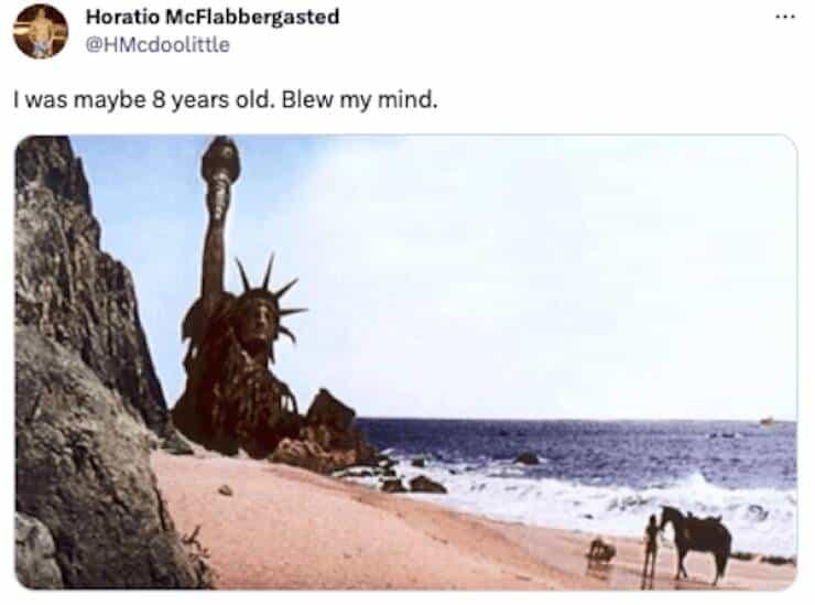 I was maybe 8 years old. Blew my mind.