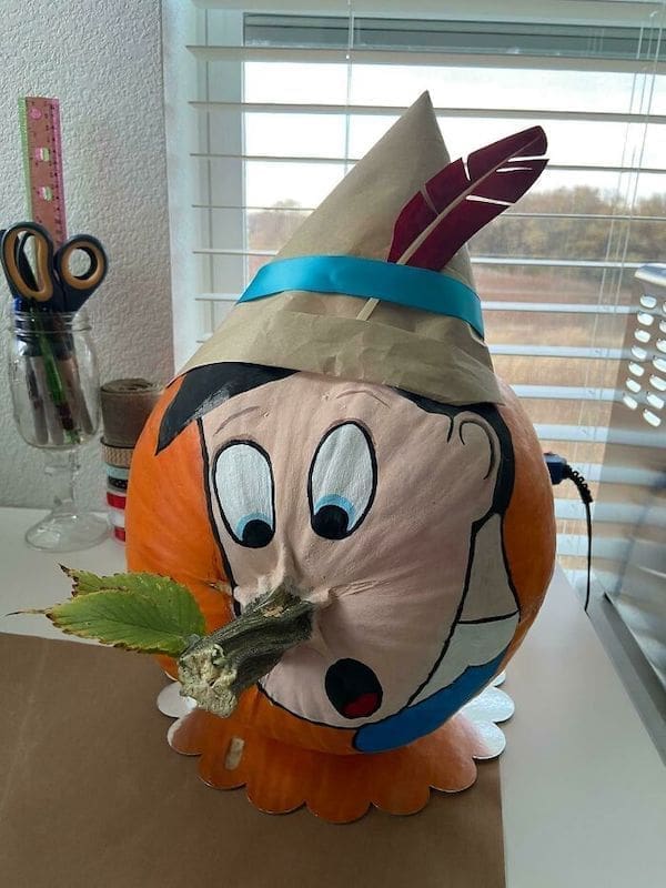 best pumpkin carving design Pinocchio nose