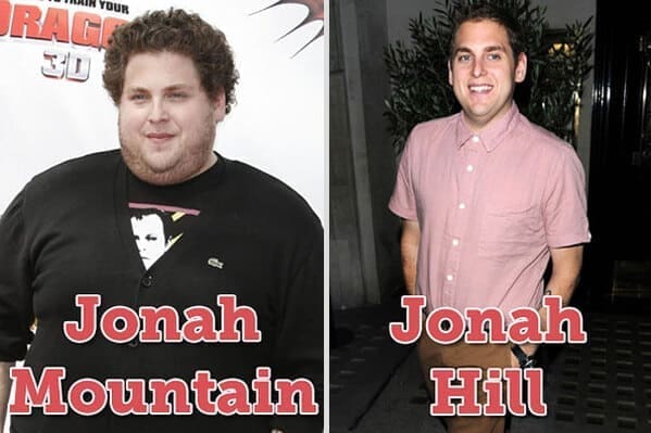 celebrity name puns Jonah Mountain Jonah Hill