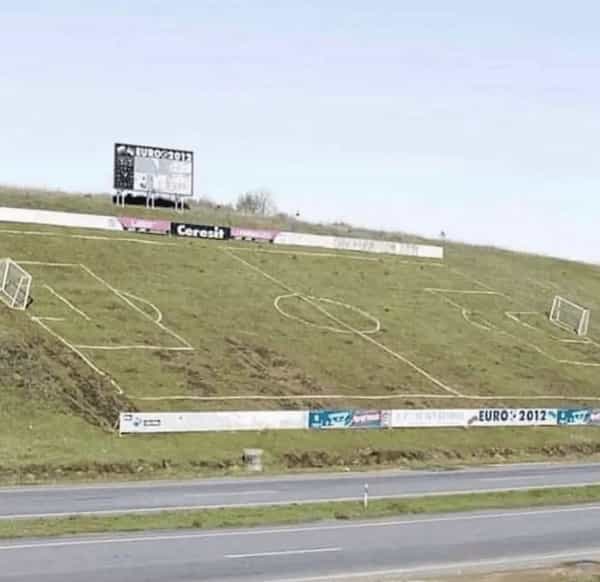 cursed images soccer pitch on hill sideways