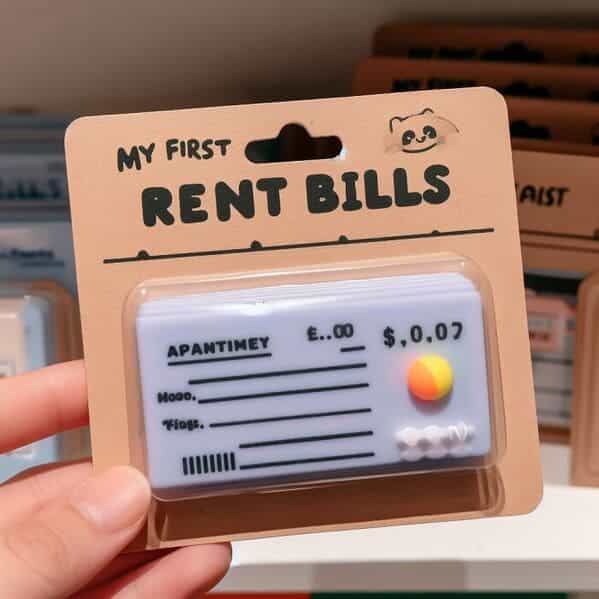 dark kids toys MY FIRST RENT BILLS