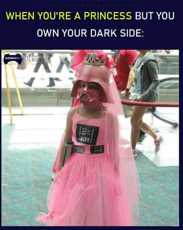 WHEN YOU'RE A PRINCESS BUT YOU OWN YOUR DARK SIDE: