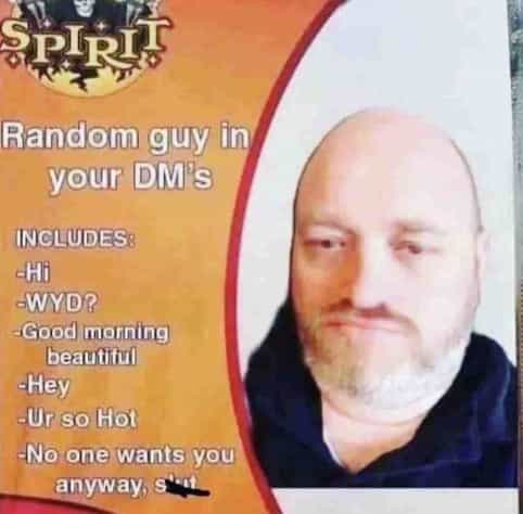 fake costumes Random guy in your DM's INCLUDES: cHi WYD? Good morning beautiful «Hey -Ur so Hot No one wants you