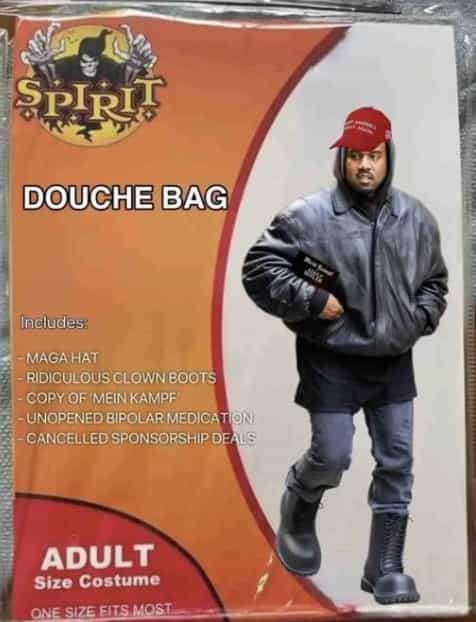 fake costumes DOUCHE BAG