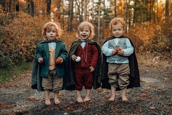 funny kids halloween costumes hobbits lord of the rings