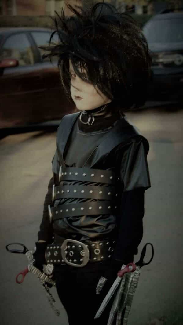 funny kids halloween costumes Edward scissor hands