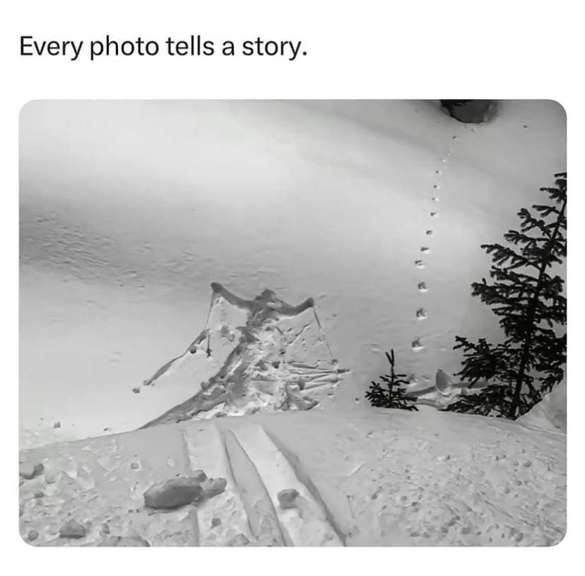 funny memes Every photo tells a story. ski snow