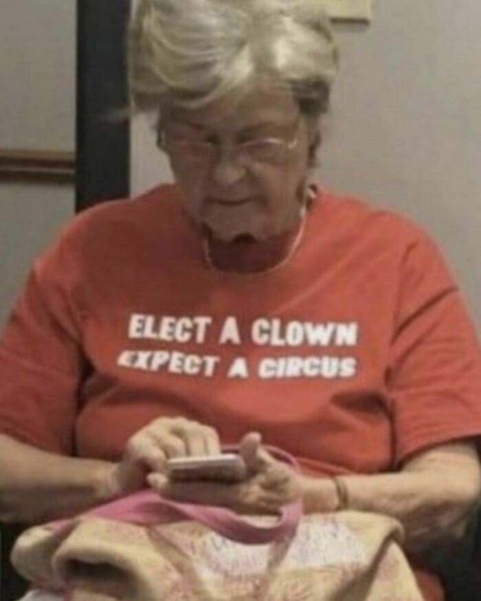inappropriate shirts ELECT A CLOWN EXPECT A CIRCUS