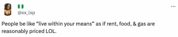 money memes People be like "live within your means" as if rent, food, & gas are reasonably priced LOL.