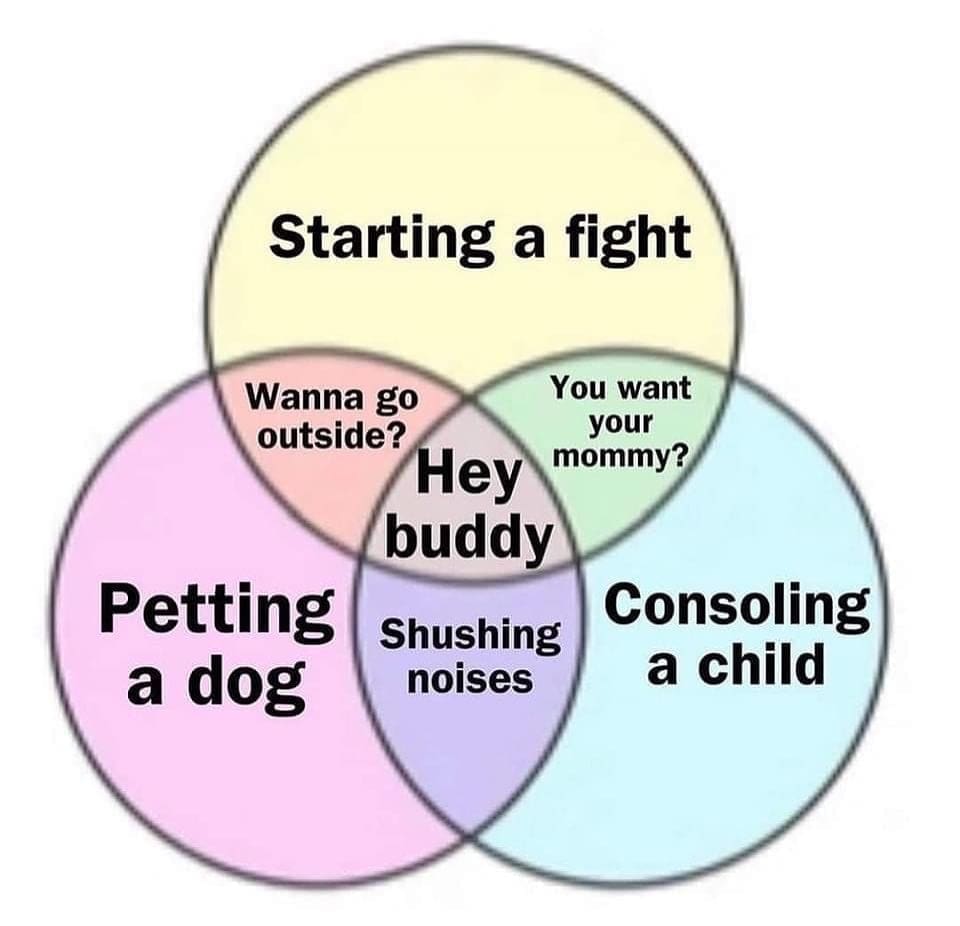 pics funny Starting a fight Wanna go You want outside?Hey your ey mommy? buddy Petting a dog Shushing noises Consoling a child