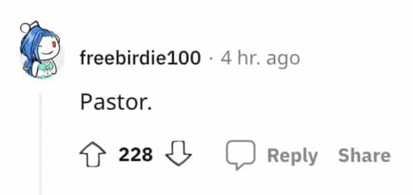 red flag jobs Pastor.