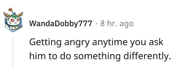 What makes a man bad in bed? Getting angry anytime you ask him to do something differently.