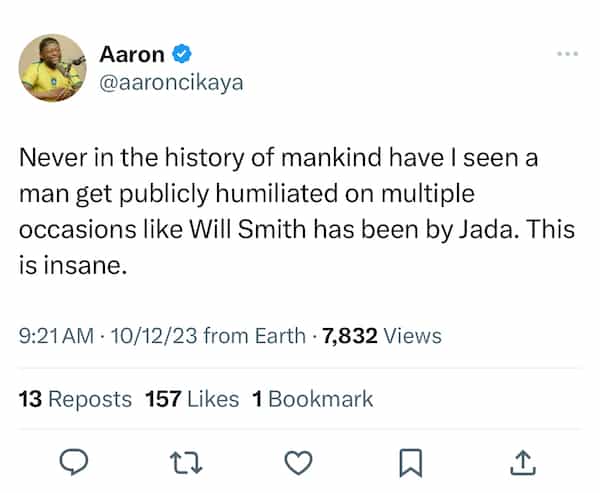 will smith and Jada memes Never in the history of mankind have I seen a man get publicly humiliated on multiple occasions like Will Smith has been by Jada. This is insane.