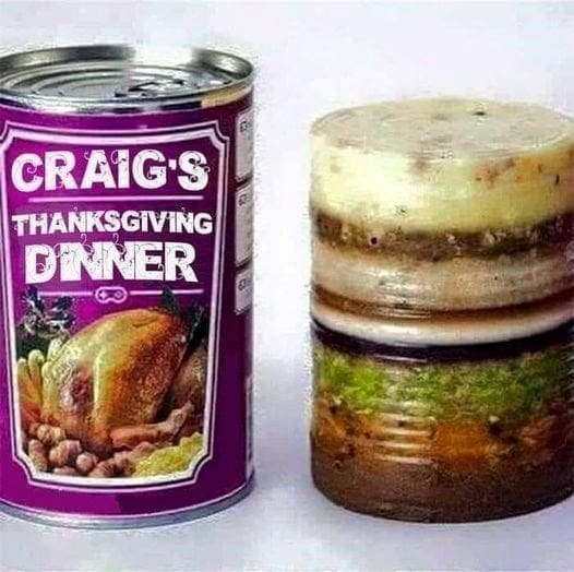 bad thanksgiving food