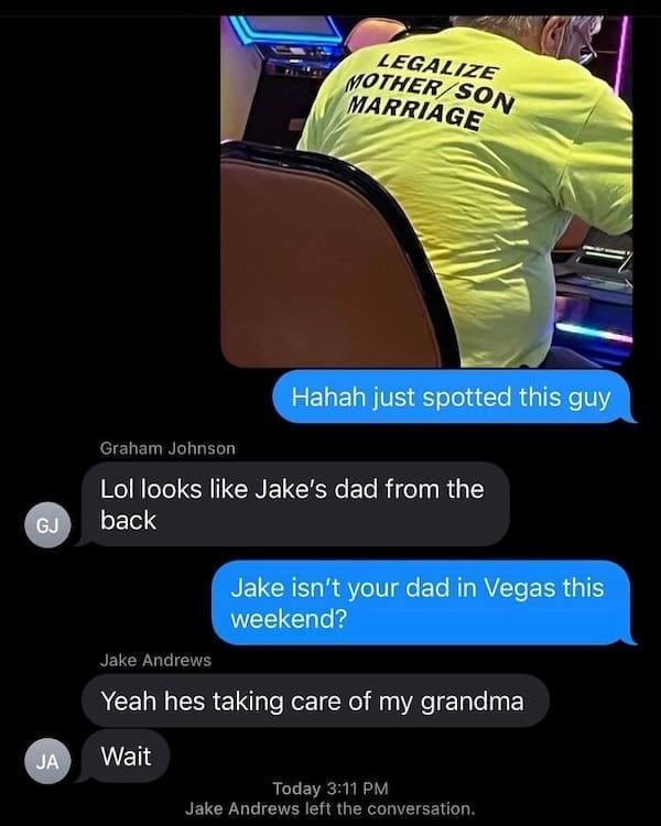 cursed t-shirts LEGALIZE MOTHER/SON MARRIAGE Hahah just spotted this guy