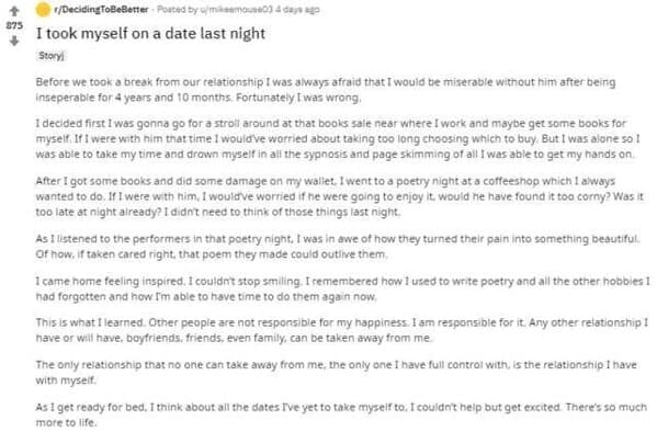 dating memes I took myself on a date last night