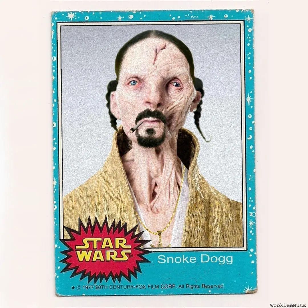 funny memes STAR WARS Snoke Dogg