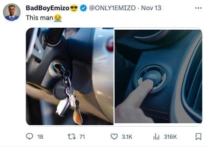 history's biggest downgrades car keys and buttons