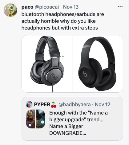 history's biggest downgrades wired headphones