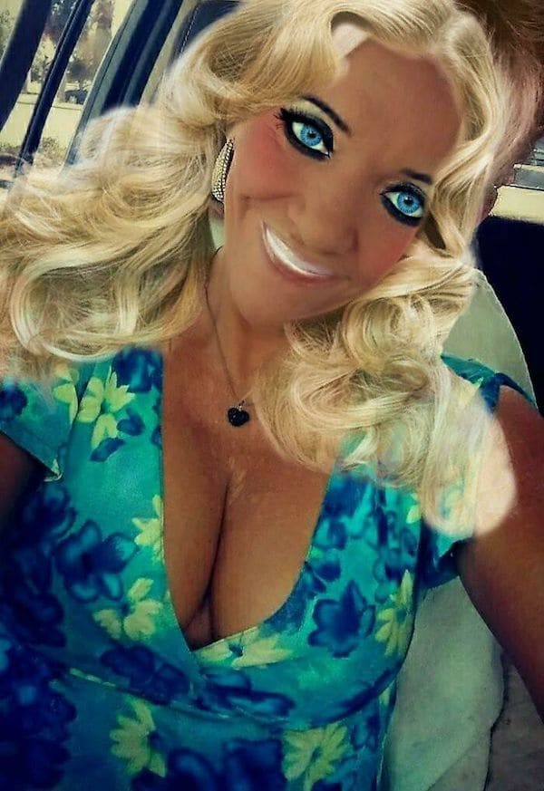 Instagram Vs Reality fake tan blond hair