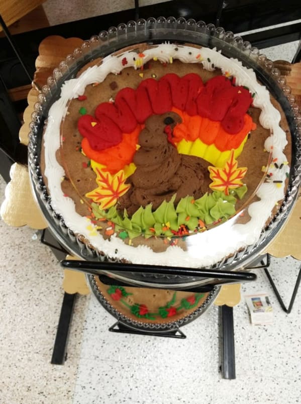 thanksgiving turkey cake fail
