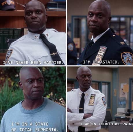 andre braugher, captain holt memes, brooklyn 99 memes