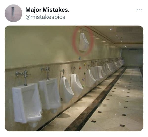 funny fails rock climbing urinal