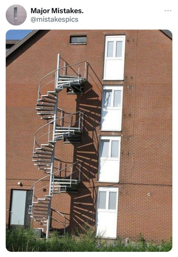 funny fails stairs to nowhere