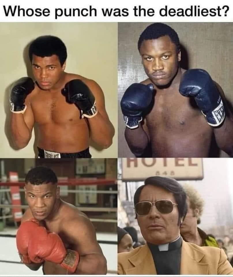 funny pics Whose punch was the deadliest?